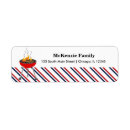 Search for barbeque return address labels Independence day party