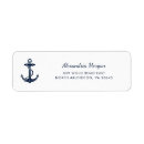 Search for nautical anchor return address labels New home