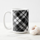 Search for black and white plaid mugs Check