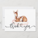 Search for deer thank you cards Watercolor