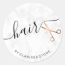 Search for rose gold marble stickers Hair stylist