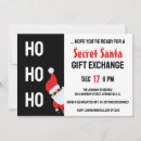 Search for secret santa christmas invitations Ho ho ho