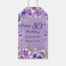 Search for 80th birthday gift tags 80 years old
