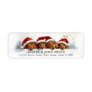 Search for dachshund return address labels Puppy