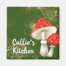 Recherche de champignons rouges magnets Cottagecore