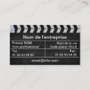 Search for cinema business cards Clapperboard