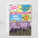 Search for skyline birthday invitations Purple