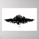 Recherche de ville de chicago posters Silhouette