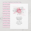 Search for pink and silver wedding invitations Botanical