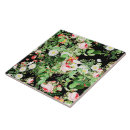 Search for flower print tiles White flowers