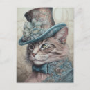 Recherche de chatons vintages cartes postales Unique