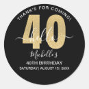 Search for 40 years stickers Simple
