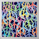 Search for world peace on earth posters Symbol