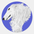 Search for borzoi stickers Wolfhound