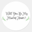 Recherche de servante autocollants Maid of honor