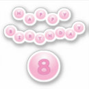 Recherche de 8 autocollants Girl