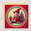 Search for vintage elf christmas cards Xmas