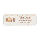 Search for jungle return address labels A little wild one