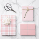 Search for pink plaid wrapping paper Trendy