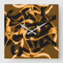 Search for burnt orange clocks Brown