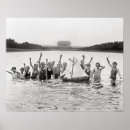 Search for vintage swimming posters Summer