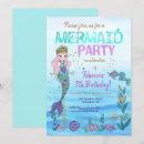 Search for glitter mermaid birthday invitations Teal