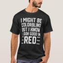 Recherche de coloris tshirts Rouge
