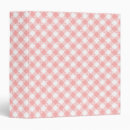 Search for pink gingham binders Pattern