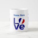 Search for flag large mugs Blue