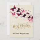 Search for butterfly christmas cards Gold