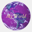 Search for world globe stickers Blue