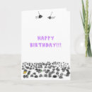 Search for spider birthday cards Black