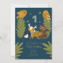 Recherche de premier de hibou anniversaire invitations Forêt