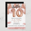 Search for 10 year old birthday invitations 10th birthday party