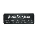 Search for black and white chalkboard return address labels Trendy