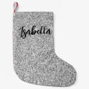 Search for black and silver christmas stockings Glitter
