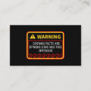 Recherche de averti cartes visite Humour