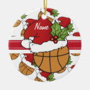 Search for basketball santa ornaments Coach