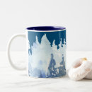 Search for winter forest mugs Blue