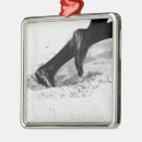 Recherche de pieds noirs ornements Noir et blanc