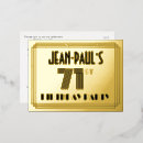 Search for 71st birthday invitations Elegant