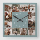 Search for minimalist clocks Sage green