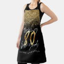 Search for glitter aprons Black