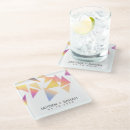Recherche de triangles dessous de verres Multicolore