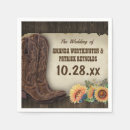 Search for cowboy boots napkins Sunflowers