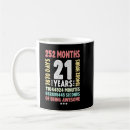 Search for 21st birthday mugs Retro
