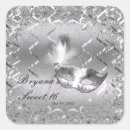 Search for silver masquerade stickers Mask