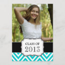Search for chevron graduation invitations Girly
