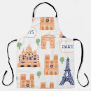 Search for landmarks aprons Illustration