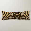 Search for black and gold stripes pillows Zebra